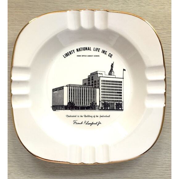 ASHTRAY-Liberty National Life Ins. Co.-Francis & Lusky Company-Memorabilia - Picture 3 of 9